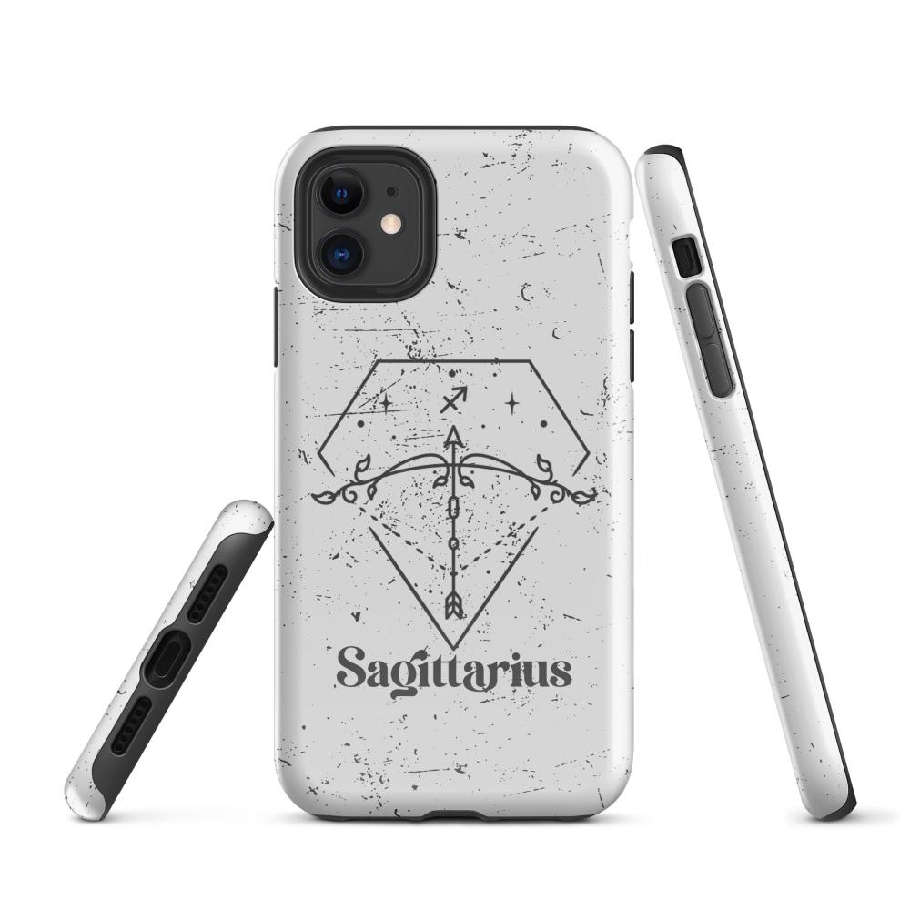 Sagittarius Zodiac iPhone 11 Tough Case - Glossy Finish - https://ascensionemporium.net